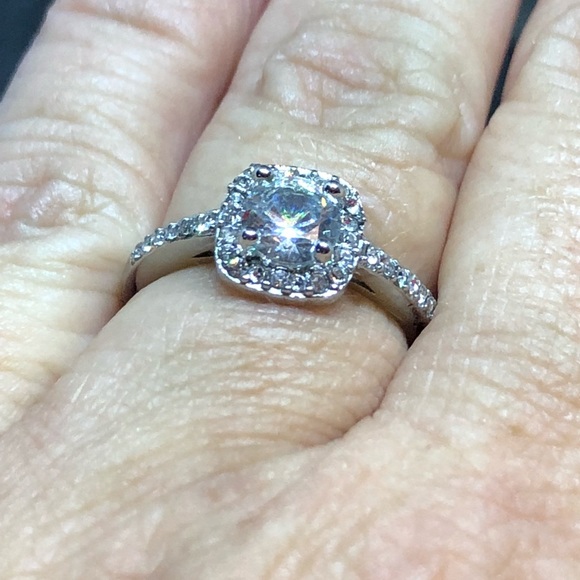 High quality cz sterling silver plated ring - Picture 7 of 8